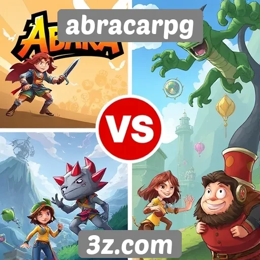 Comparação entre jogos populares do abracarpg